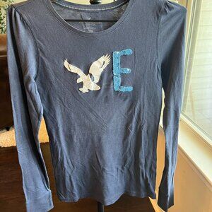 Girls' American Eagle Long Sleeve Top